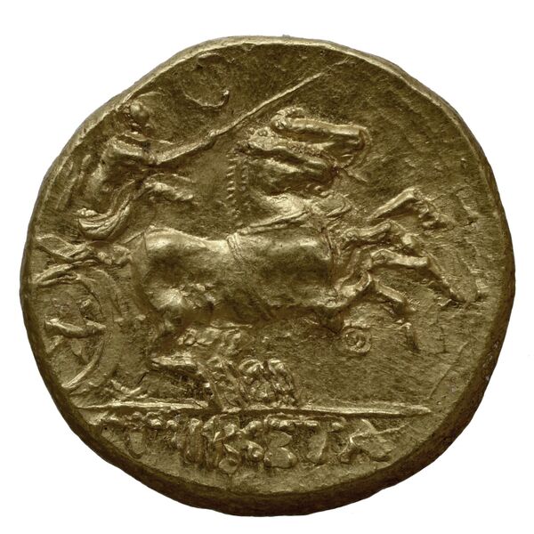 Hicetas Syracuse SNG ANS 776-778, реверс, bnf-iris
