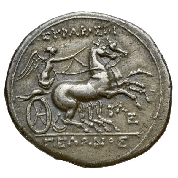 Gelon II of Syracuse Syracuse Caltabiano 1997 239-270, реверс, bnf-iris