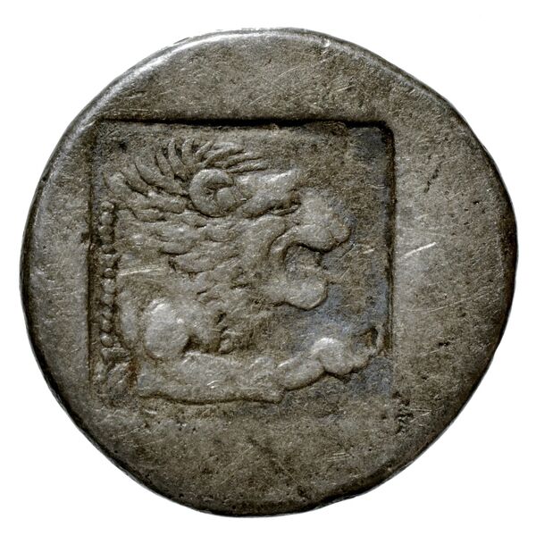 реверс Alexander I of Macedon Aegae, Macedon Raymond 1953 Group I heavy tetrobols