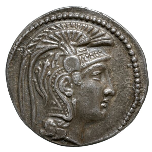Epigenes Athens Thompson 1961 441-460, аверс, bnf-iris