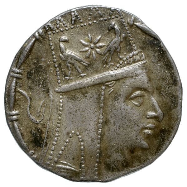 Tigranes II of Armenia Tigranocerta Kovacs 2016 71-76, аверс, bnf-iris