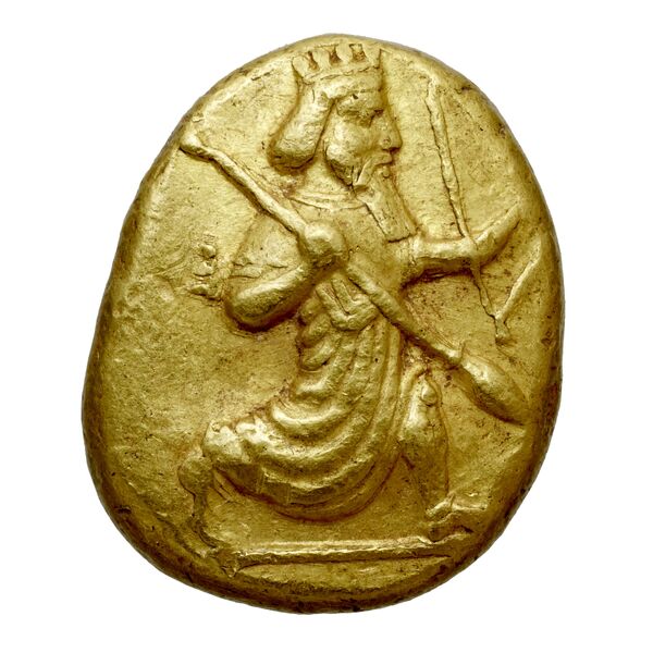 Alexander III of Macedon Babylon Carradice 1987 double darics, аверс, bnf-iris