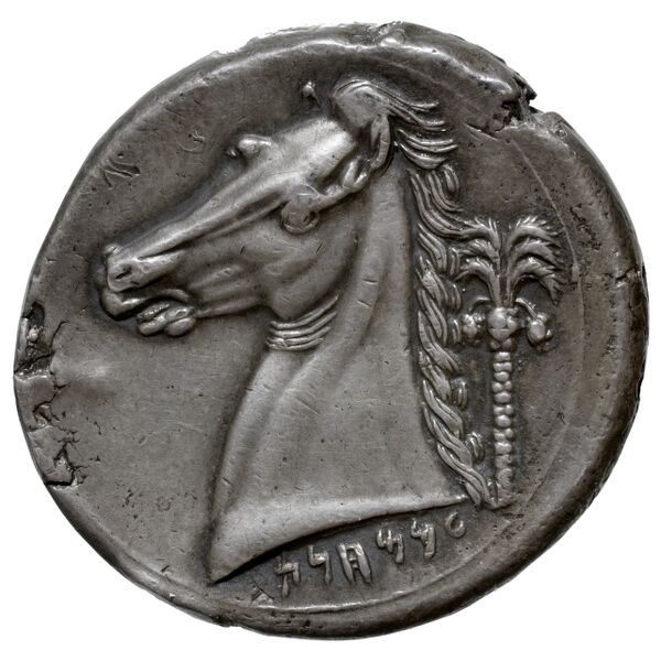 Carthaginian Empire Carthage Jenkins 1977 Carthage series 3, реверс, bnf-iris