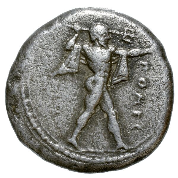 Poseidonia Historia Numorum Italy 1116, аверс, bnf-iris