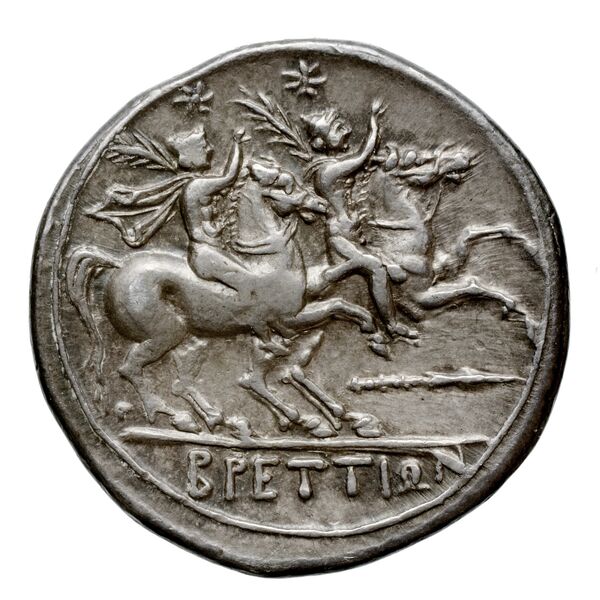 Brettii Bruttium Historia Numorum Italy 1941, реверс, bnf-iris