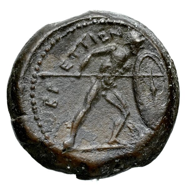 Brettii Bruttium Historia Numorum Italy 1988, реверс, bnf-iris