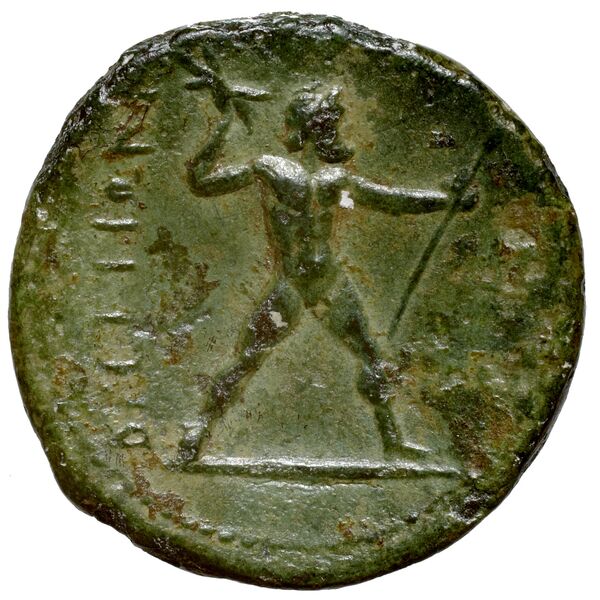 Brettii Bruttium Historia Numorum Italy 1982, реверс, bnf-iris