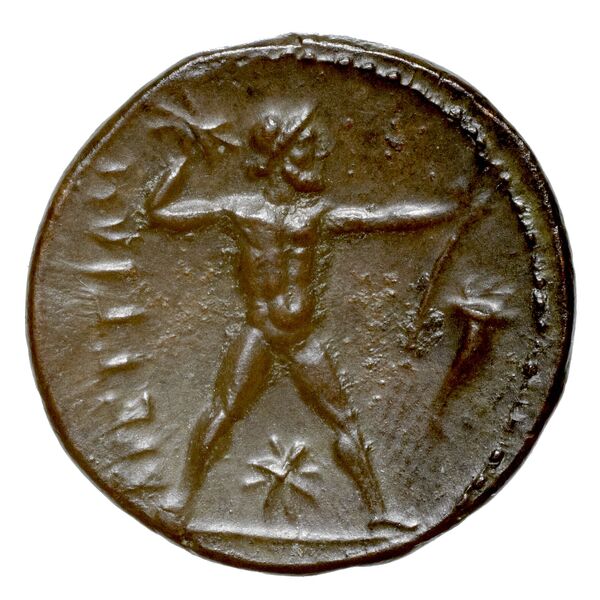 Brettii Bruttium Historia Numorum Italy 1982, реверс, bnf-iris