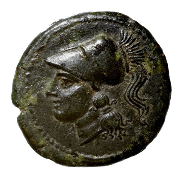 Cales Historia Numorum Italy 435, аверс, bnf-iris