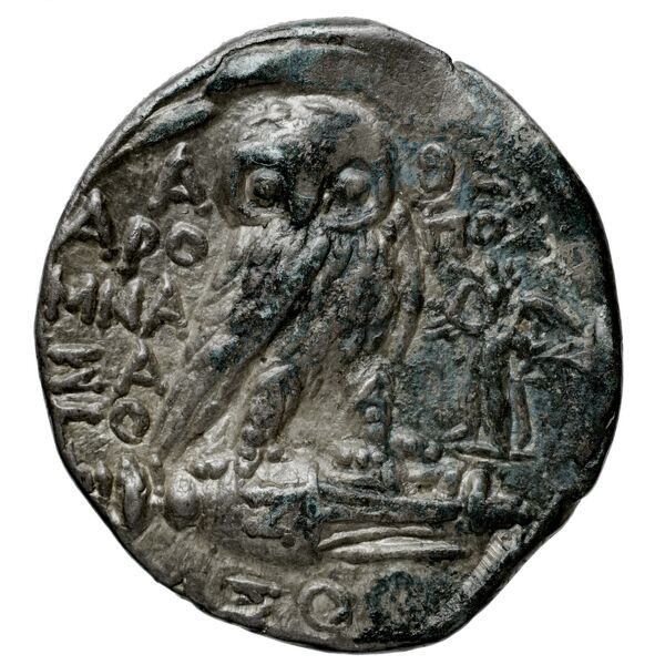 Aropos Athens Thompson 1961 990-1015, реверс, bnf-iris