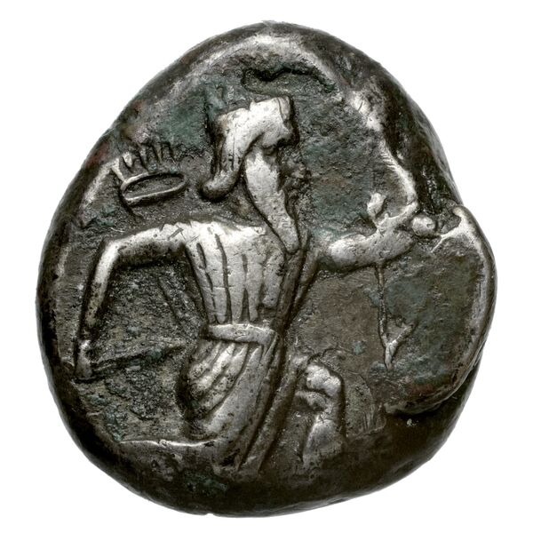 Sardis Carradice 1987 Type IV early siglos, аверс, bnf-iris