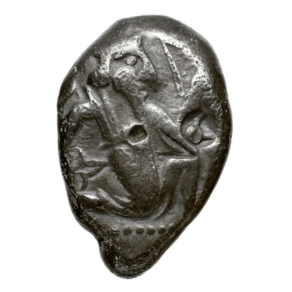 Sardis Carradice 1987 Type IV early siglos, аверс, bnf-iris