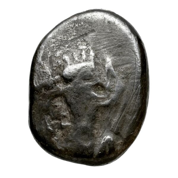 Sardis Carradice 1987 Type IV early siglos, аверс, bnf-iris