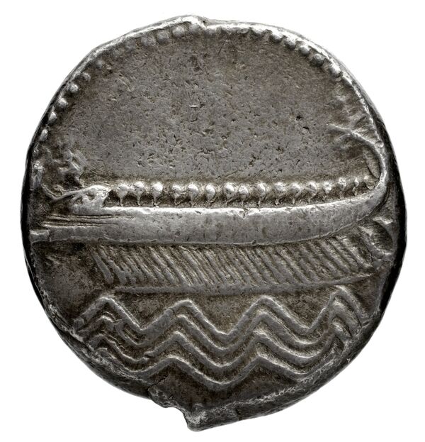 Euagoras II of Salamis Sidon Elayi 2004 IV.4.1, аверс, bnf-iris