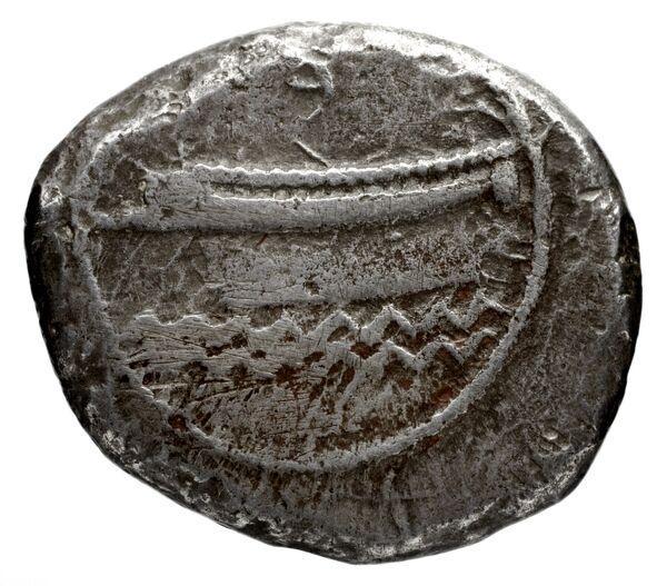 Baalshillem II, King of Sidon Sidon Elayi 2004 IV.1.1.1-2, obverse, bnf-iris