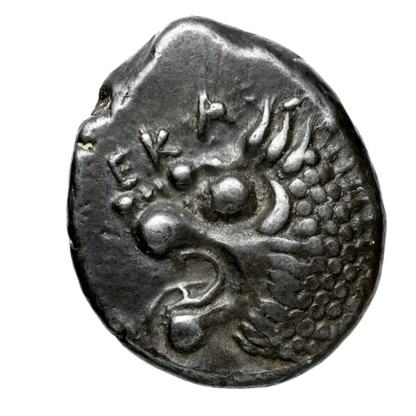 Hecatomnus of Caria Mylasa Konuk 1998 A1, аверс, bnf-iris