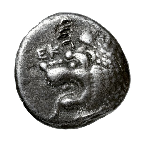 Hecatomnus of Caria Mylasa Konuk 1998 A1, аверс, bnf-iris