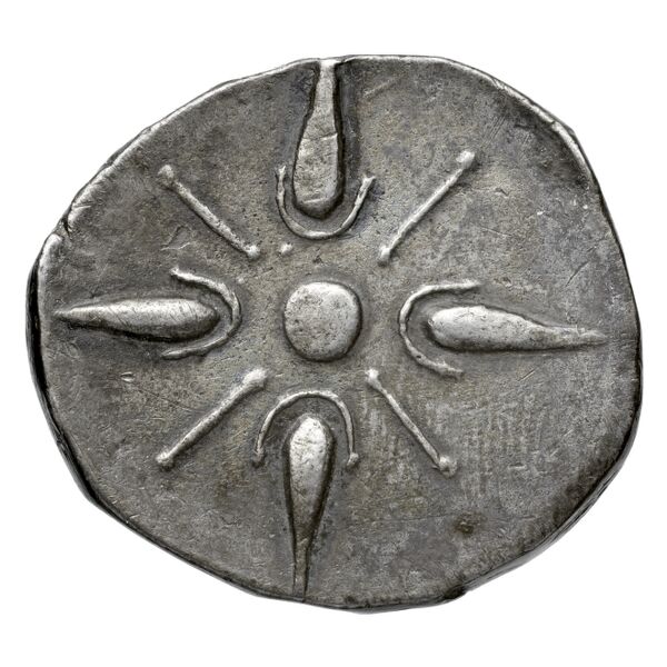 Mausolus of Caria Mylasa Konuk 1998 A1, reverse, bnf-iris