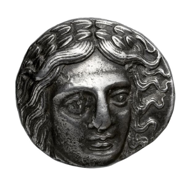 Mausolus of Caria Halicarnassus Konuk 1998 B5, аверс, bnf-iris