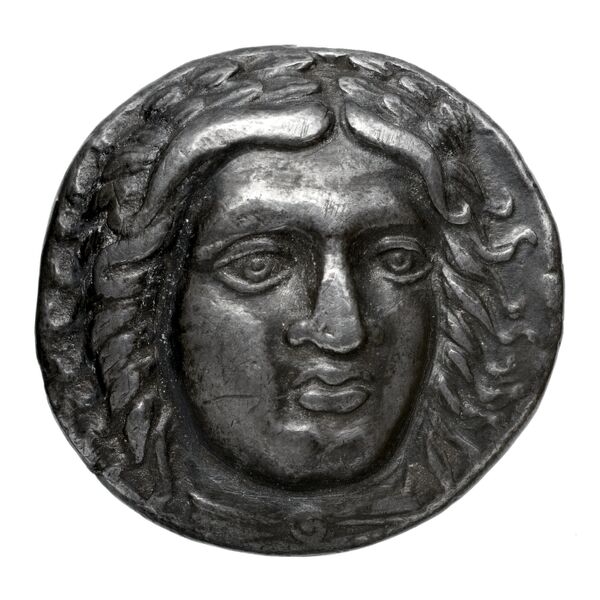 Mausolus of Caria Halicarnassus Konuk 1998 B5, аверс, bnf-iris