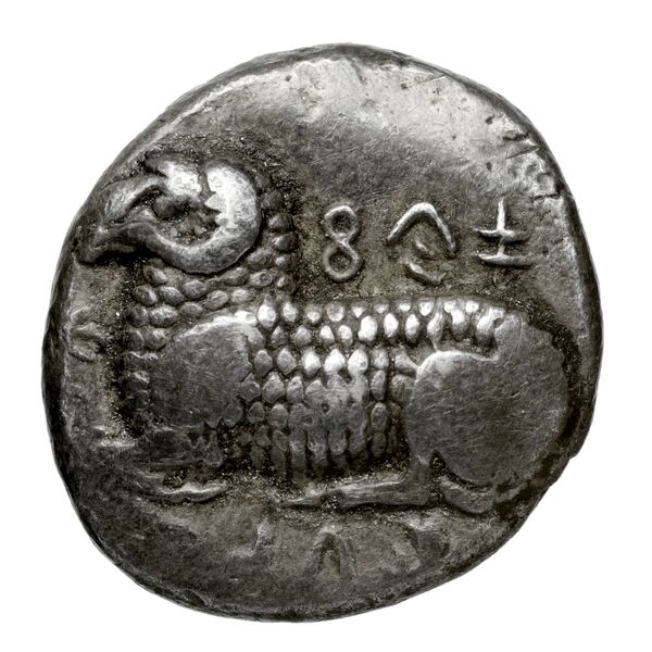 Nikodamos of Salamis Salamis BMC Salamis 31, аверс, bnf-iris