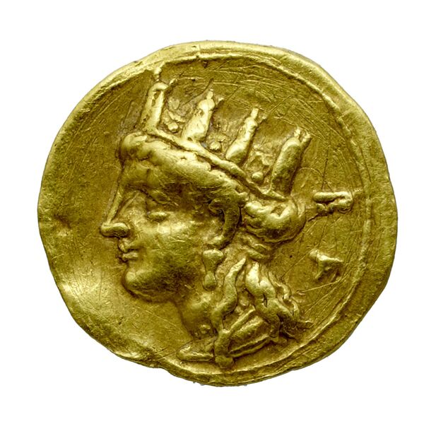 Euagoras II of Salamis Salamis Markou 2011 380-412, аверс, bnf-iris