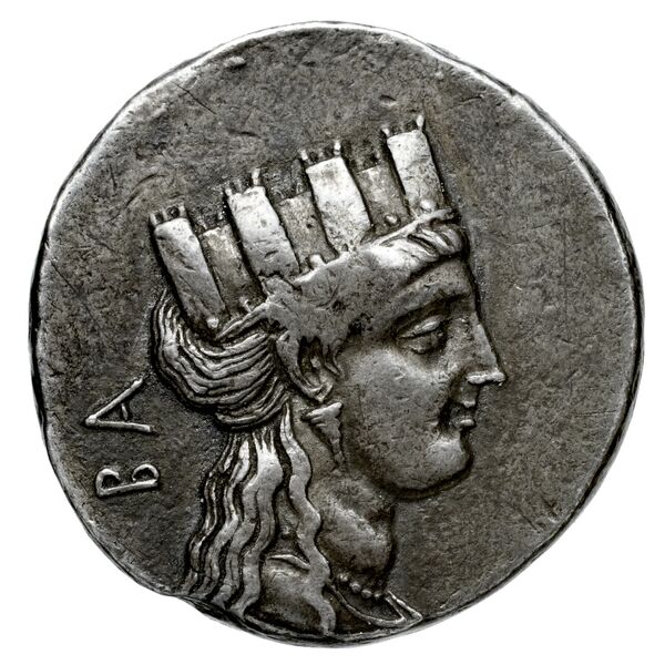 Euagoras II of Salamis Salamis BMC Salamis 66-67, аверс, bnf-iris