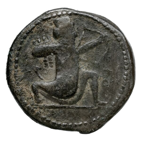Euagoras II of Salamis Salamis Babelon 1893 620-626, аверс, bnf-iris