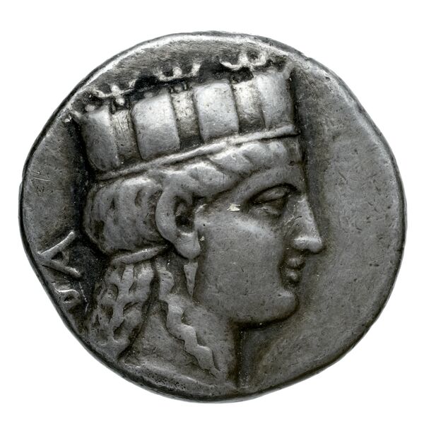 Nikokreon of Salamis Salamis BMC Salamis 85, аверс, bnf-iris