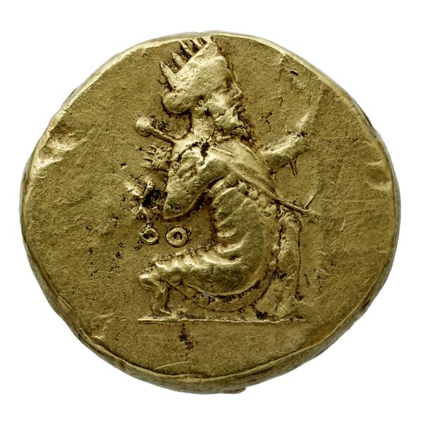Alexander III of Macedon Babylon Carradice 1987 double darics, аверс, bnf-iris