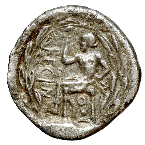 Rhegium Historia Numorum Italy 2477-2478, реверс, bnf-iris