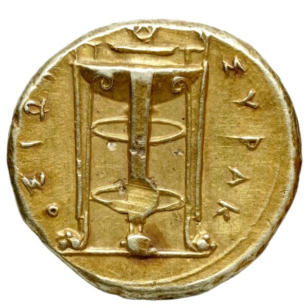 Agathocles of Syracuse Syracuse De Lisle 2021 E1, реверс, bnf-iris