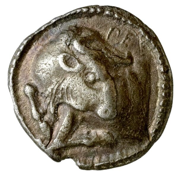 Acanthus Tselekas 1996 Period D-F, T15-62, аверс, bnf-iris