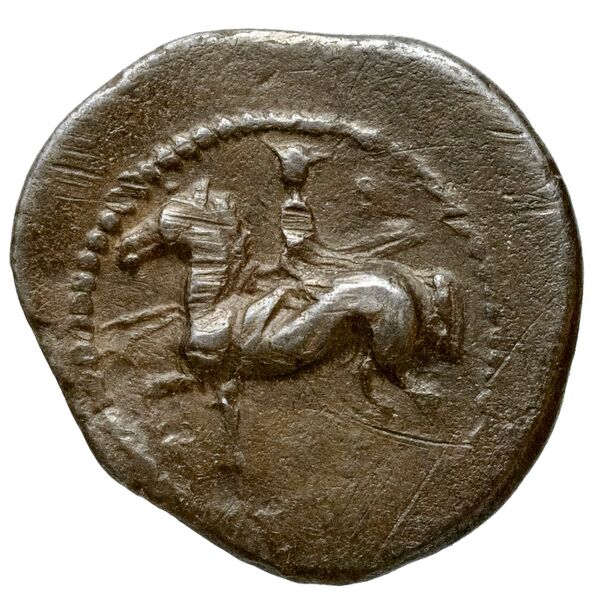 Larissa, Thessaly Herrmann 1925 III, α, trihemiobol, аверс, bnf-iris