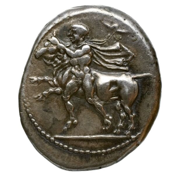 Larissa, Thessaly Herrmann 1925 III, A-L, drachm, аверс, bnf-iris