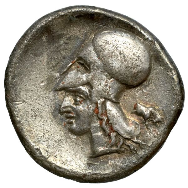 Corinth Calciati 1990 Period IV, series-1-17, реверс, bnf-iris