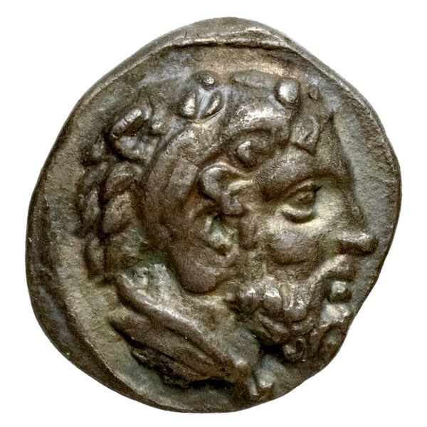 Archelaus I of Macedon Aegae, Macedon Westermark 1989 Plate 69, 6, аверс, bnf-iris