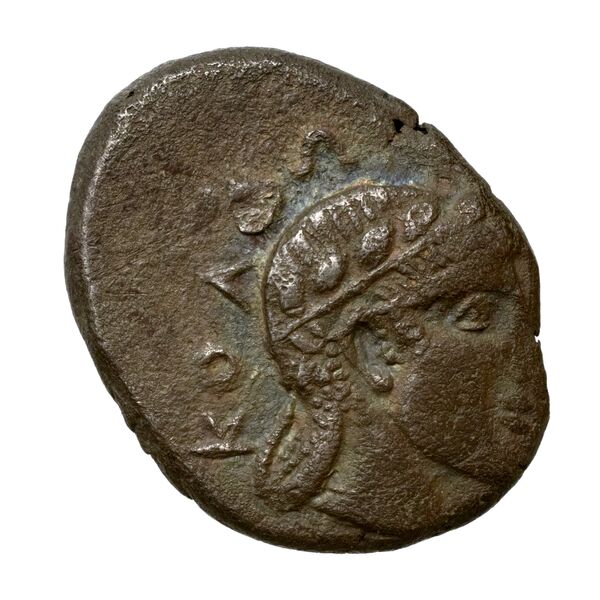 Colophon Milne 1941 Period II, drachms and obols, аверс, bnf-iris