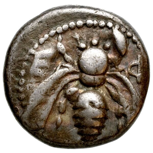 Ephesus Kinns and Holt 2023 Period I, AR I-II, obverse, bnf-iris