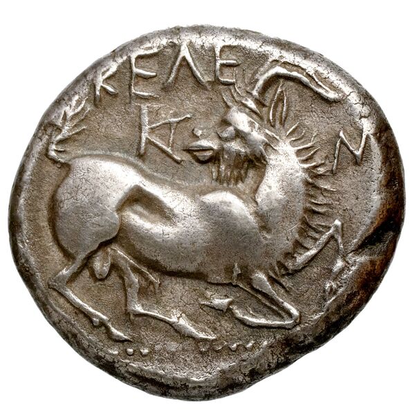 Celenderis Kraay 1962 Series IV, реверс, bnf-iris