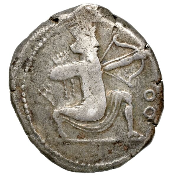 Euagoras II of Salamis Salamis Babelon 1893 620-626, аверс, bnf-iris