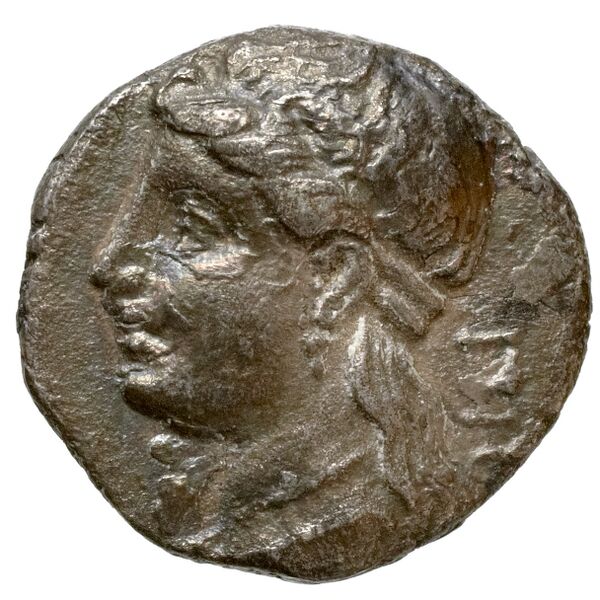 Euagoras II of Salamis Salamis BMC Salamis 69-73, аверс, bnf-iris