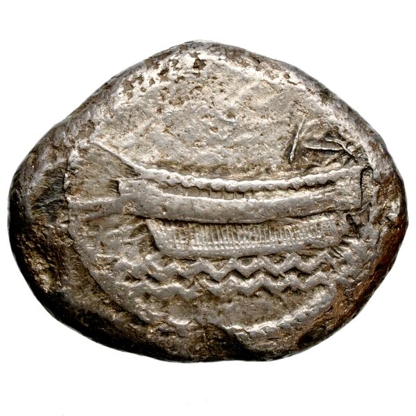 Baalshillem II, King of Sidon Sidon Elayi 2004 IV.1.1.1-2, obverse, bnf-iris
