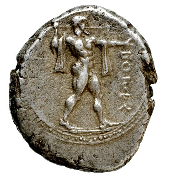 Poseidonia Historia Numorum Italy 1116, аверс, bnf-iris