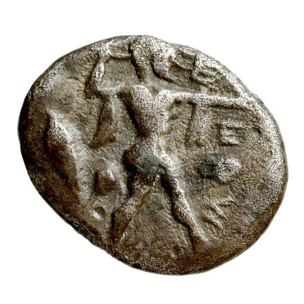Poseidonia Historia Numorum Italy 1119, аверс, bnf-iris
