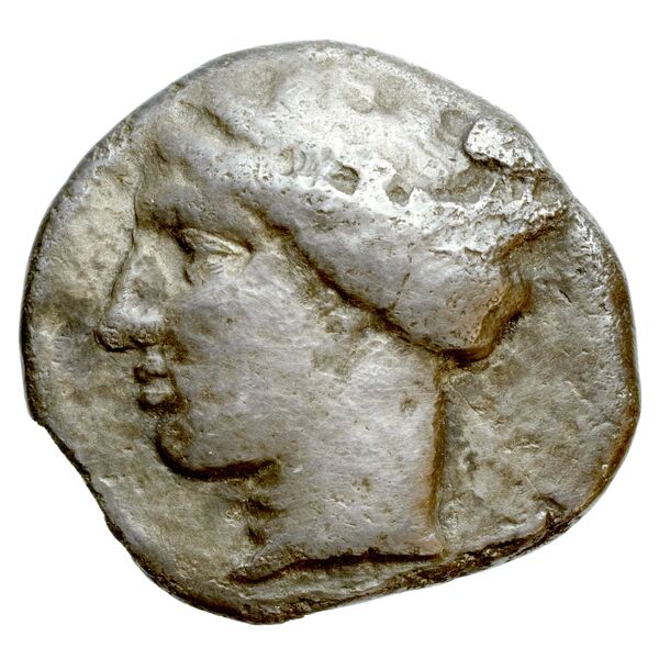 Cumae Historia Numorum Italy 532, аверс, bnf-iris