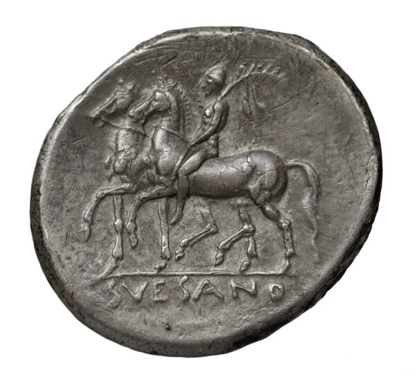 Suessa Aurunca Historia Numorum Italy 447, реверс, bnf-iris