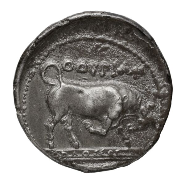 Thurium Historia Numorum Italy 1784-1795, реверс, bnf-iris