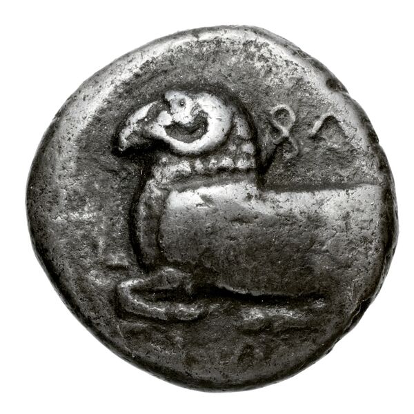Nikodamos of Salamis Salamis BMC Salamis 31, аверс, bnf-iris