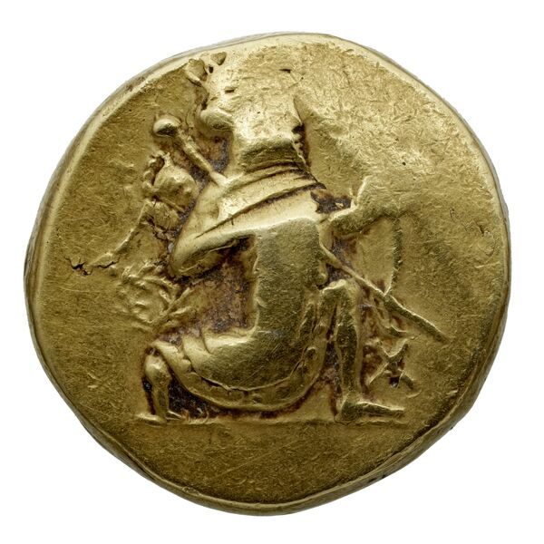 Alexander III of Macedon Babylon Carradice 1987 double darics, аверс, bnf-iris